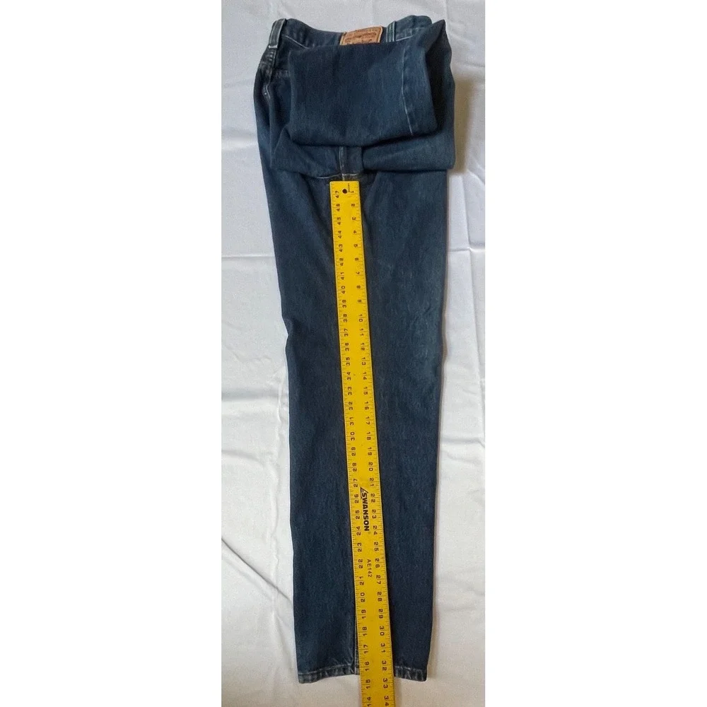 Levi's 550 Men's Jeans 36X34 Blue Medium Wash Relaxed Fit Cotton Casual 5 Pocket